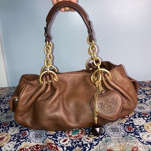 Juicy Couture Handbags - 🔴 Juicy Couture • Slouch Hobo Leather Handbag